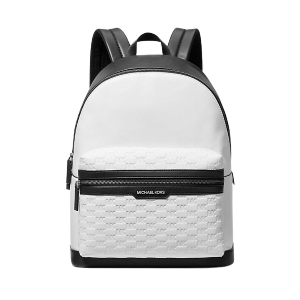 Michael Kors Black and White Backpack Sleek Design